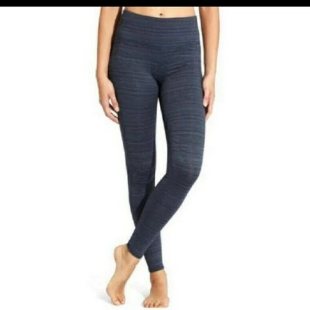 Athleta | High Rise Jacquard Chaturanga Tight Leggings | Blue | Size S | NWOT